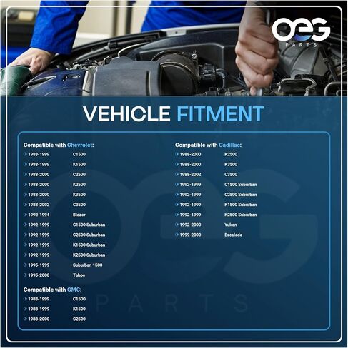 OEG Parts New Window Regulator Front Drivers Side Left LH Compatible with 1988-02 Chevy & GMC CK Series Pickup, 1992-99 Suburban, 1999-00 Escalade, 12487665 52134 740-655 in Saudi Arabia