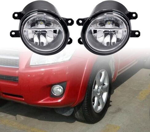 Pair Fog Light Assembly XML LED H8 H11 Light Bulbs Compatible with Toyota Avalon Camry Corolla Highlander Matrix Prius RAV4 Solara Venza Yaris, Lexus GS350 HS250h LX570 RX350 RX450h 2006-2013 in Saudi Arabia
