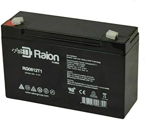 6V 4.5Ah RG0645T1 Sealed Lead Acid Replacement Battery (1 Pack) in Saudi Arabia