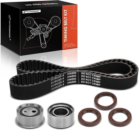 A-Premium Engine Timing Belt Kit Compatible with Hyundai Elantra 1996-1998, Tiburon 1997-1.8L in Saudi Arabia