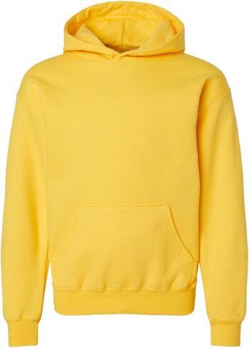 Gildan Youth Softstyle Midweight Fleece Hooded Sweatshirt, DAISY, M in Saudi Arabia