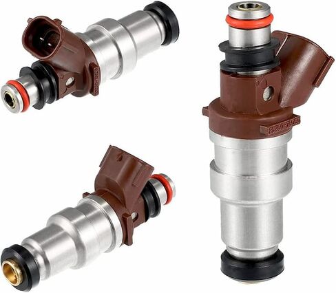 23250-75050 4Pcs Fuel Injector 2-Pins 2-Holes Compatible with 4Runner Tacoma 1996-2000 T100 1996-1998 2.7L-L4 Hilux 2001-2004 in Kuwait