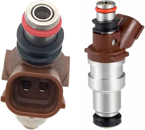 23250-75050 4Pcs Fuel Injector 2-Pins 2-Holes Compatible with 4Runner Tacoma 1996-2000 T100 1996-1998 2.7L-L4 Hilux 2001-2004 in Kuwait