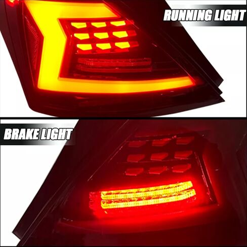 مصابيح خلفية LED متوافقة مع سيارة نيسان فيرسا سيدان 2012-2019 - التوصيل والتشغيل المباشر - استبدال المصابيح الخلفية عالية السطوع (زوج) in Saudi Arabia