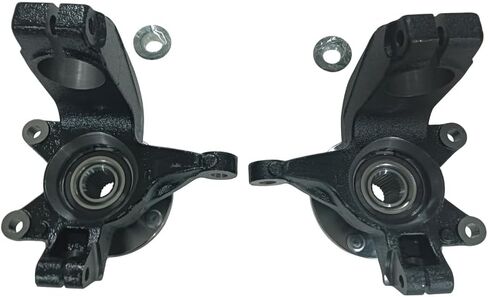 زوج من مفصل التوجيه والتعليق الأمامي ومجموعة محور العجلة لفورد فوكس 2006 2007 2008 2009 2010 2011 جانب الركاب الأيمن الأيسر يستبدل 698-406 698-407 in Kuwait