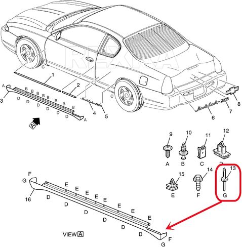 Rexka 25pcs 13/64 Hole Bumper Cover Radiator Support Air Duct Rivet Compatible with GM 15718794 Chrysler 6500898 Chevy GMC Trucks Dodge Cadillac ATS,CT6,Monte Carlo,Challenger,Neon in Saudi Arabia