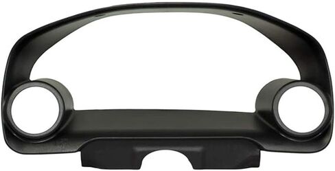 GlowShift Black Dual Cluster Gauge Pod Compatible with Honda Civic 2001-2005 - ABS Plastic - Mounts (2) 2-1/16" (52mm) Gauges to Vehicle's Cluster Bezel in Saudi Arabia