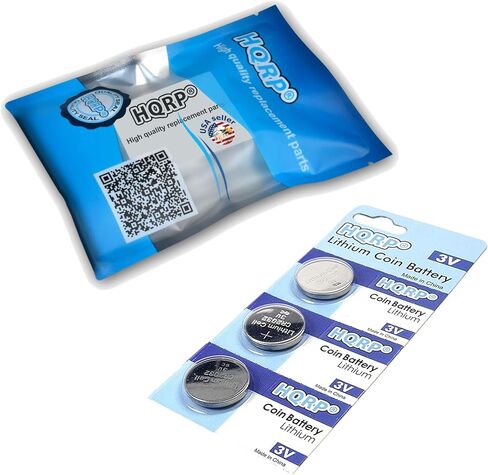 HQRP 3-Pack Lithium Battery Compatible with Snark SN-1 SN-8 Tuner in Saudi Arabia
