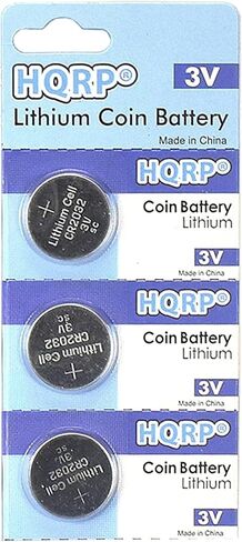 HQRP 3-Pack Lithium Battery Compatible with Snark SN-1 SN-8 Tuner in Saudi Arabia