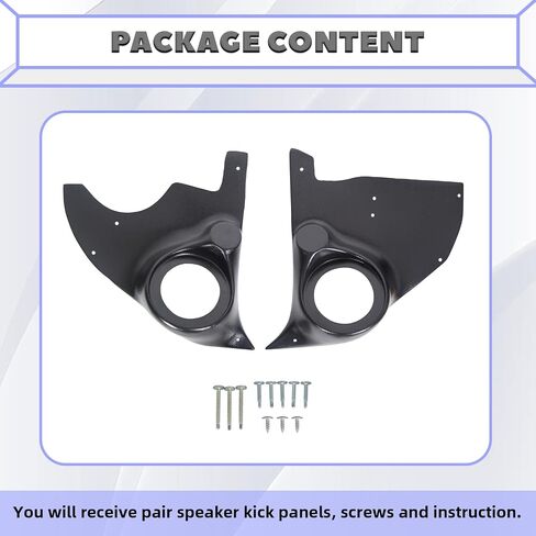 HECASA Pair Speaker Kick Panels Compatible with 1981-1987 Chevy GMC Pickup Truck Blazer Suburban Jimmy Crew Cabs in Saudi Arabia