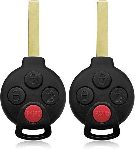 Replacement for 2012 2013 2014 2015 Mercedes Smart Fortwo Key Fob Remote Control KR55WK45144 4 Buttons 315MHz in Saudi Arabia