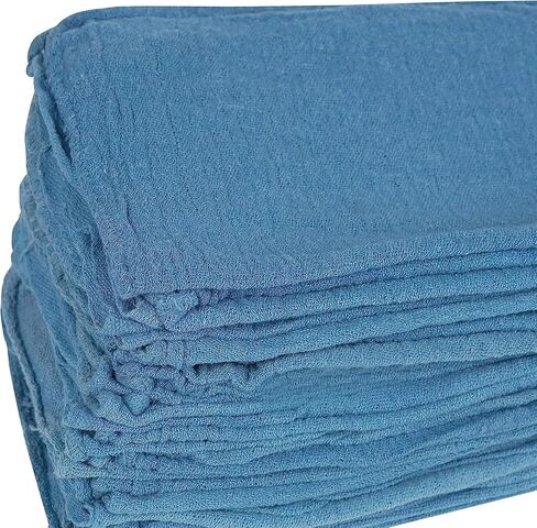 Cotton Shop Towels Red – (Pack of 150) Size 14x14 Inches Cleaning Rags – Absorbent Shop Rags and Multipurpose Cleaning Towels for Automobiles, Industries, Garage and Homes in Kuwait