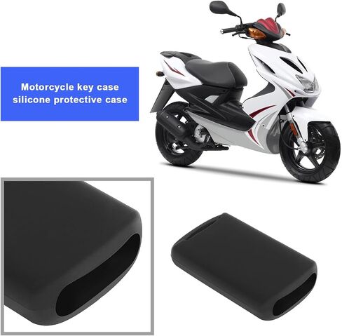 غطاء مفتاح التحكم عن بعد من السيليكون ذو زرين من The Lord of the Tools متوافق مع Yamaha NVX155/QBIX/AEROX/JAUNS/XMAX300 غطاء واقٍ لمفتاح الدراجة النارية in Saudi Arabia
