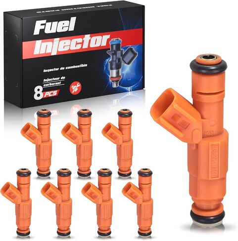 ENA 4 Holes Fuel Injectors Compatible with Lincoln Town Car Mercury Grand Marquis Ford Crown Victoria 2000 2001 2002 2003 2004 V8 4.6L Gas Set of 8 Replacement for 0280155917 in Saudi Arabia