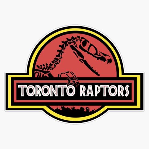 Magnet The Jurassic -Toronto- Champions-Raptors- Magnet Vinyl Decal Sticker 5" in Saudi Arabia