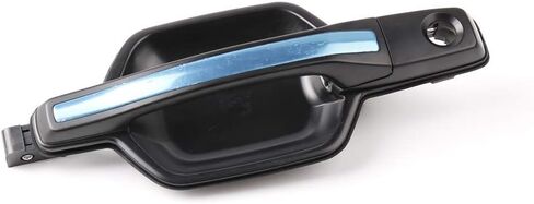 Outside Exterior Front Rear Door Handle Black with Chrome for Mitsubishi Pajero Montero MK3 2000-2006 (Rear Right) in Kuwait