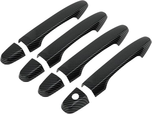 1Set Car Door Handle Cover for Honda CR-V 2012-2016 Outside Black ABS in Saudi Arabia