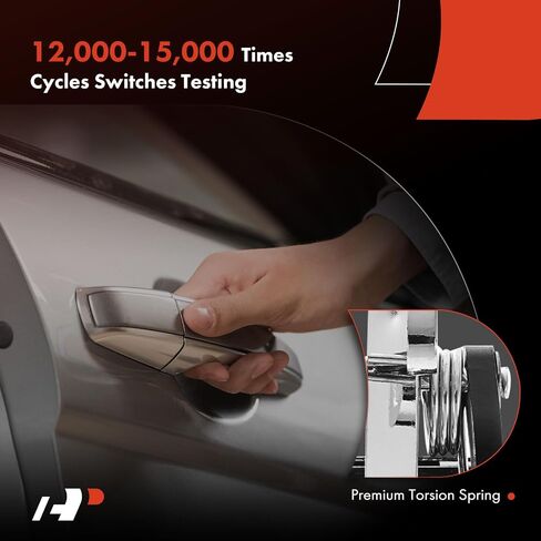 مقبض باب خارجي أمامي أو خلفي ممتاز متوافق مع Ford Explorer 1998-2001، Explorer Sport 2001-2003، Explorer Sport Trac 2001-2005 وMercury Mountaineer 1998-2001، كروم in Saudi Arabia