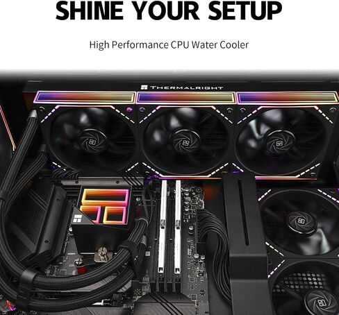 Frozen Infinity 240 BLACK CPU AIO COWNER ، TL-M12*2 PWM FOR in Kuwait
