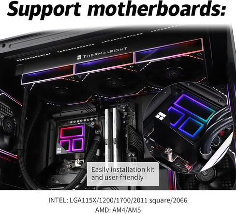 Frozen Infinity 240 BLACK CPU AIO COWNER ، TL-M12*2 PWM FOR in Kuwait