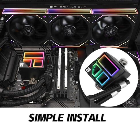 Frozen Infinity 240 BLACK CPU AIO COWNER ، TL-M12*2 PWM FOR in Kuwait