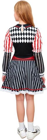 color cosplayer Christmas Dresses for Girls Holiday Outfits Ugly Skater Twirly Long Sleeve Kids Toddler in Kuwait