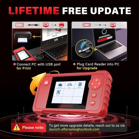 LAUNCH Creader VII+ Automotive OBD2 Scanner Diagnostic Scan Tool Check ABS SRS Transmission and Engine Code Reader in Saudi Arabia
