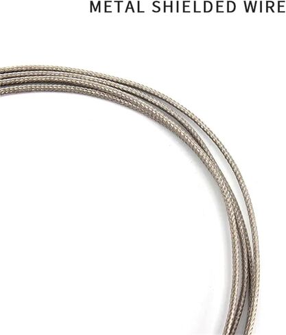 Thermocouple Thread Type K 1~10M Probe Type Shielded Braide Wire Thermocouple Temperature Sensor for Temperature Controller(K Type 5 M) in Saudi Arabia
