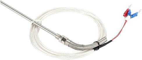 WZPT-03 PT100 1M M8 Type with 1m Wire Cable 50mm/100/150/200 Probe Thermocouple Temperature Sensor for Temp Controller(PT100 1M M8 100mm) in Saudi Arabia