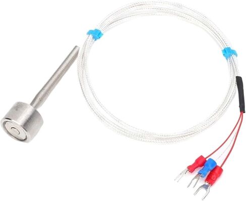 PT100 Magnetic Temperature Sensor Waterproof Adsorption Thermistor ‑60 to +250℃ Temperature Sensor Probe(4m) in Saudi Arabia