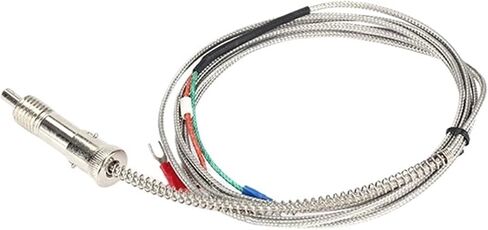 K Type WRNT-01 M12 Bayonet Compression Spring Shielded Wire 1-5M Thermocouple Temperature Sensor for Temperature Controller(M12 K Type 5m) in Saudi Arabia