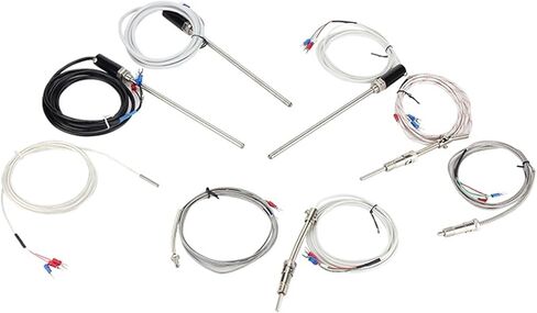 K Type WRNT-01 M12 Bayonet Compression Spring Shielded Wire 1-5M Thermocouple Temperature Sensor for Temperature Controller(M12 K Type 5m) in Saudi Arabia