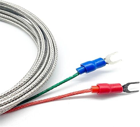 K Type WRNT-01 M12 Bayonet Compression Spring Shielded Wire 1-5M Thermocouple Temperature Sensor for Temperature Controller(M12 K Type 5m) in Saudi Arabia