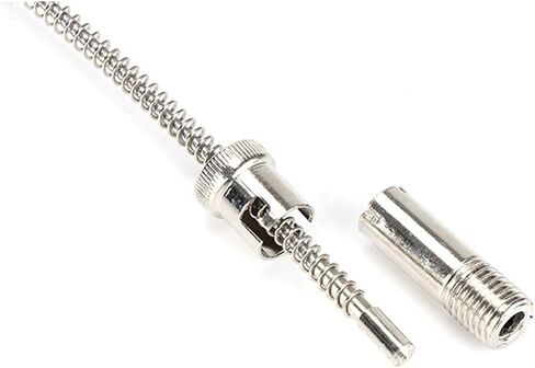 K Type WRNT-01 M12 Bayonet Compression Spring Shielded Wire 1-5M Thermocouple Temperature Sensor for Temperature Controller(M12 K Type 5m) in Saudi Arabia