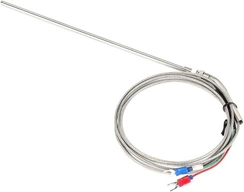 2m K J Type M8 50mm 100mm 150 200mm Cable Wire Length Thermocouple Stainless Steel Probe Thermocouple 0~400C Temperature Sensor(M8 K 2m 200mm) in Saudi Arabia