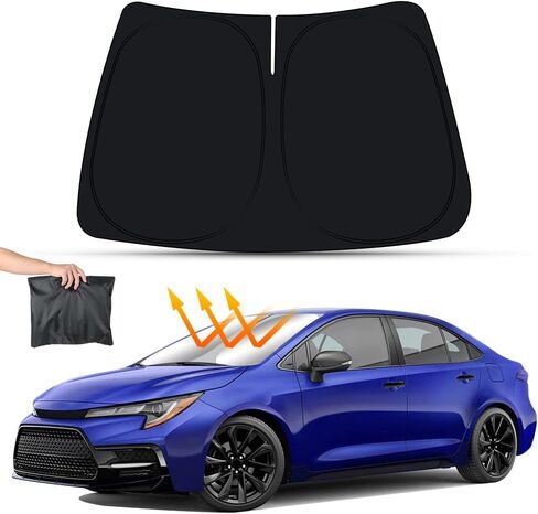 Car Sun Shade for Kia Sorento 2021 2022 2023 2024 2025 and Sorento Hybrid 2021-2025 Auto Interior Accessories Front Windshield Sunshade Insulation Protector Parasol Window Curtains Cover Visor in Saudi Arabia