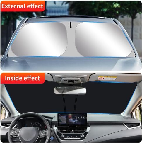 Car Sun Shade for Kia Sorento 2021 2022 2023 2024 2025 and Sorento Hybrid 2021-2025 Auto Interior Accessories Front Windshield Sunshade Insulation Protector Parasol Window Curtains Cover Visor in Saudi Arabia