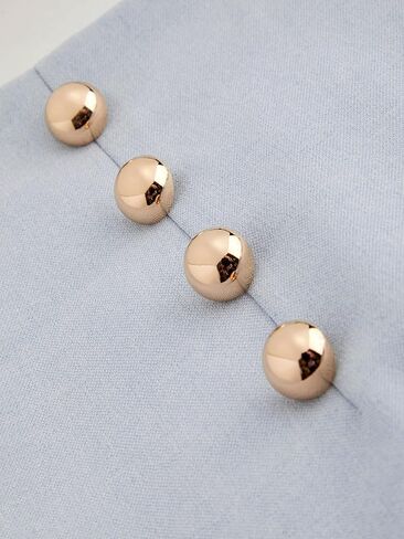 CIDER بنطال ذو أرجل واسعة سروال نسائي بأزرار وجيب متوسط ​​الخصر وبنطلون صلب طويل بانت ملابس مكتبية غير رسمية للعمل in Kuwait