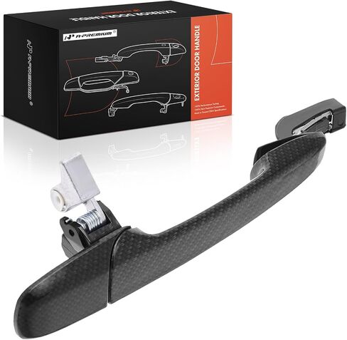 A-Premium Front Right Passenger Side Exterior Door Handle Compatible with Ford Mustang 2005-2014, Carbon Fiber Look, Replace# 4R3Z6322404APTMCF, AR3Z6322404AAPTMCF in Saudi Arabia