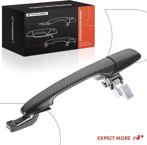 A-Premium Front Right Passenger Side Exterior Door Handle Compatible with Ford Mustang 2005-2014, Carbon Fiber Look, Replace# 4R3Z6322404APTMCF, AR3Z6322404AAPTMCF in Saudi Arabia