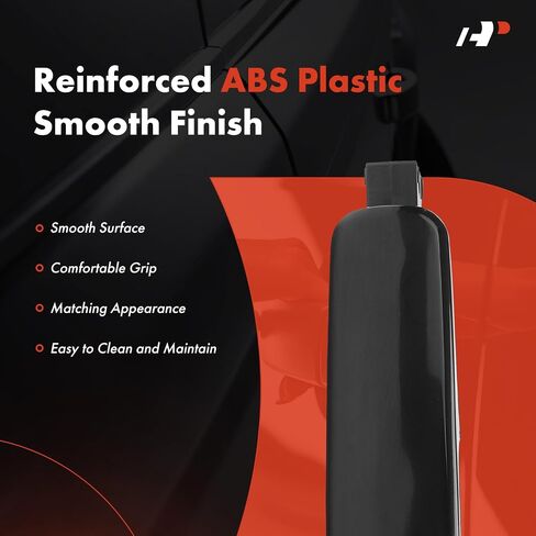 مقبض باب خارجي للسائق الأمامي الأيسر من A-Premium متوافق مع Nissan Rogue 2008-2013، Rogue Select 2014-2015، أسود أملس in Saudi Arabia