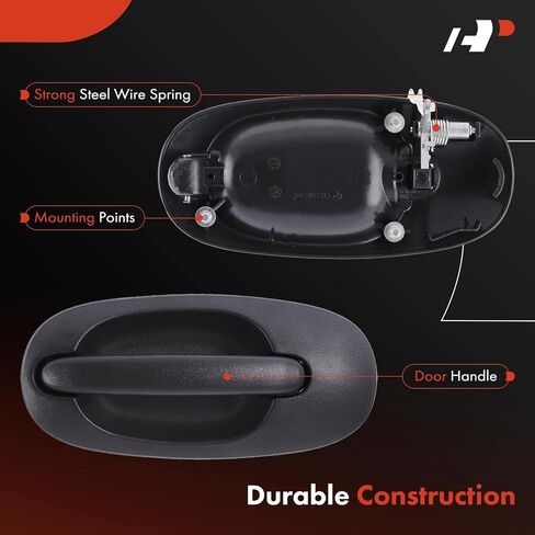 A-Premium Passenger Side Exterior Sliding Door Handle Compatible with Dodge Grand Caravan, Caravan & Chrysler Town & Country, Grand Voyager, Voyager & Plymouth Grand Voyager, Voyager in Saudi Arabia