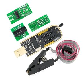 SOIC8 SOP8 Test Clip Flash IC Clips Socket Adpter Programmer BIOS with USB Programmer CH341A 24 25 Series Flash Module DIY Kit