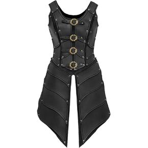 Medieval Armor Viking Armor Knight Dress Armor PU Leather Costume for LARP Party