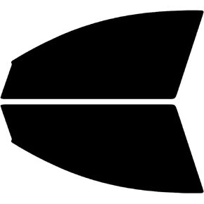 True Line Automotive Precut Auto Window Tint Compatible with Tesla Model Y SUV 2020-2023 - 20% Front Sides Only - Front Car Window Tint - Window Tint for Cars - Ceramic Window Tint Kit