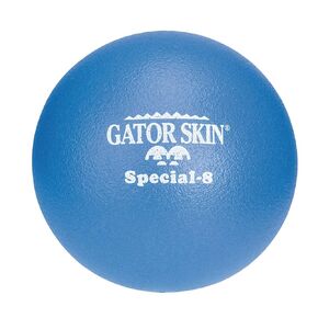 S&S Worldwide Gator Skin Special-8 Foam Ball. 8" Blue, PU Coated Ball with Medium Density Foam Core. No-Sting Balls for kids and teens are Great for GaGa Pits, Kickball, Dodgeball, PE Games and More.