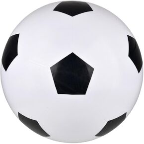 HOWBOUTDIS 30 inch Soccer Playground Ball - Bouncy Durable Rubber - for Boys & Girls - Great Outdoor Fun - Perfect at The Beach, Park or Playground