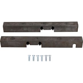 ECOTRIC Center Skid Plates Repair Sections Frame Compatible with 1987-1995 Jeep Wrangler YJ RH&LH Driver Side and Passenger Side