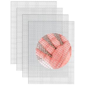 4 Pack 5 Mesh 12x8 Inch Wire Mesh, Stainless Steel Mesh, Metal Mesh Sheets for DIY Projects Easy to Cut No Rust Mesh Screen
