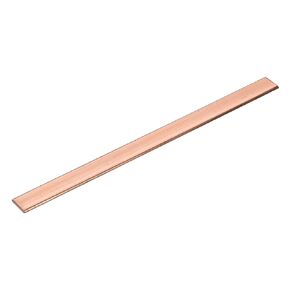 uxcell Copper Flat Bar, 0.06" Thickness x 0.59" Width x 7.87" Length Copper Bus Bar Stock Plate Mill for Electrical (1.5mm x 15mm x 200mm)